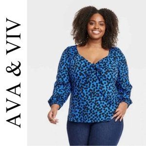 NEW AVA & VIV PLUS SIZE TOP 3X